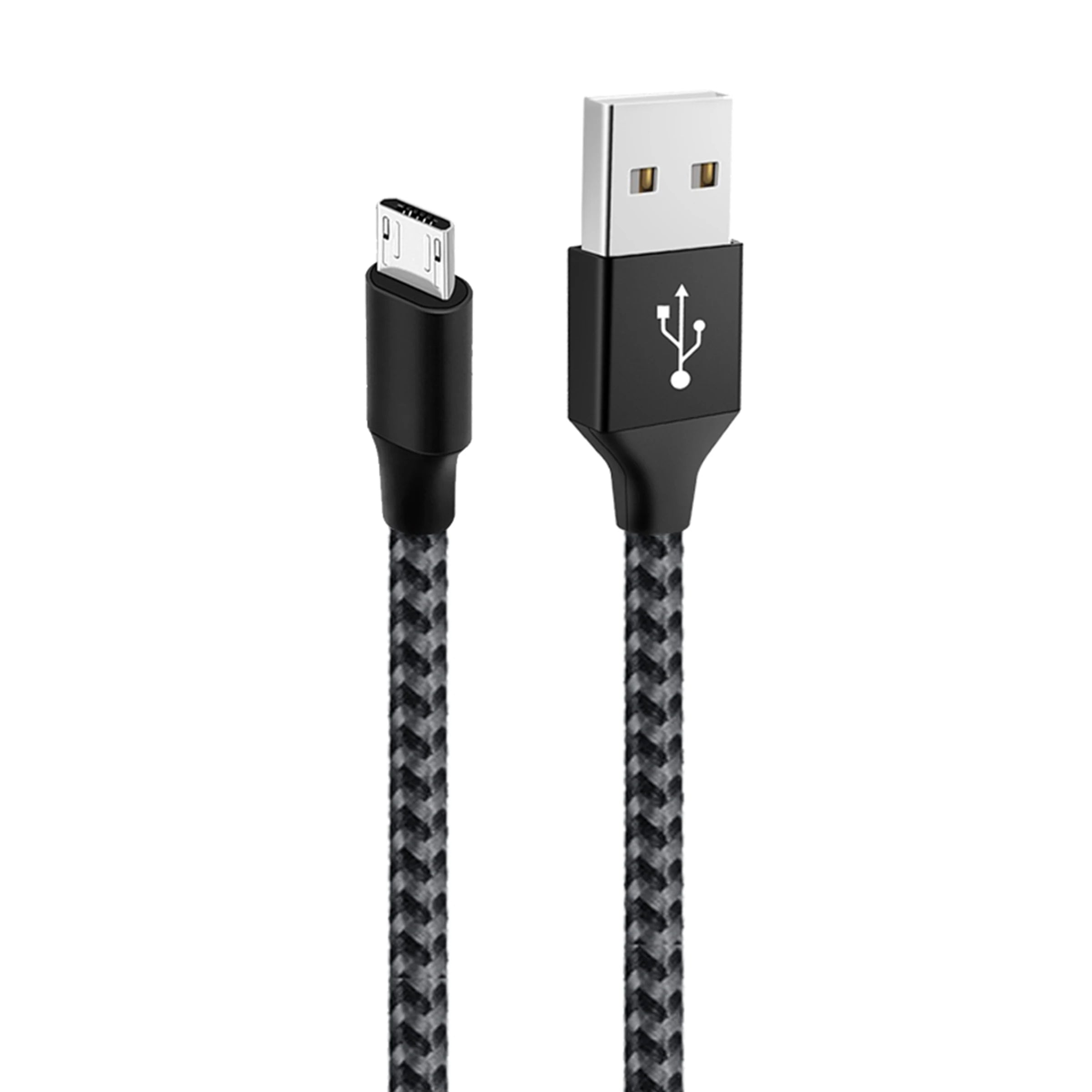Android Data Cable Fast Charging Cable for Old Model Phones with Trapezoidal Port, Dual-Engine Micro USB Charger Cable, Compatible with Huawei, Xiaomi, Vivo, Meizu, Honor, Oppo, Android, Car Fast Charging Cable 1m